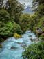 The gantry over Marian Falls