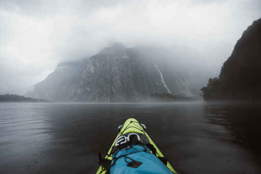 Go Orange - Kayaks, Milford Sound