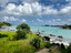 Views along the coast with the port on the other side of the harbour.