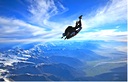 The view from 18,000ft. New Zealand's Highest skydive. 