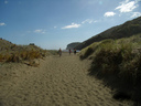 The start of the track to the beach