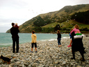 On the way to the walk at Cable Bay