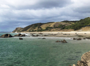 End of the surf beach.