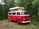 Kombi Campsite beside the Okuti River.