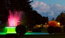 Tom Parker Fountain and Soundshell at Dusk