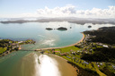 Waitangi Holiday Park Aerial Shot