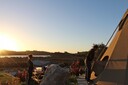 Tipi - overlooking Orongo Bay