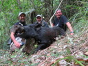 Simon(Guide), Clay and Brendon with a nice boar.