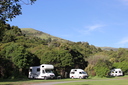 Riverside van and tent sites. Plenty of sunny or shady sites