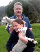 Pet lambs at Smiths Farm