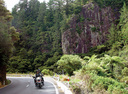 The beautiful Karangahake Gorge by Harley Davidson