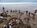 Mass excavations - Hot Water Beach