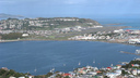 View of Wellington airport - Mt Victoria