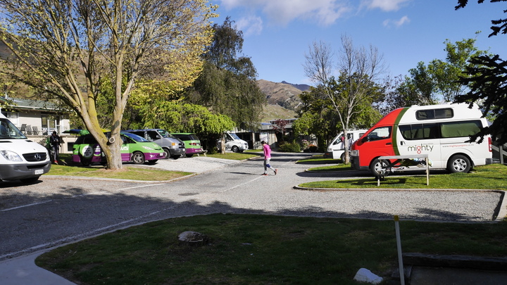 Over looking the park