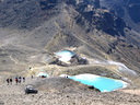 Emerald Lakes on Tongariro Crossing