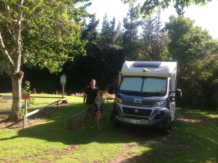 Powered camping site