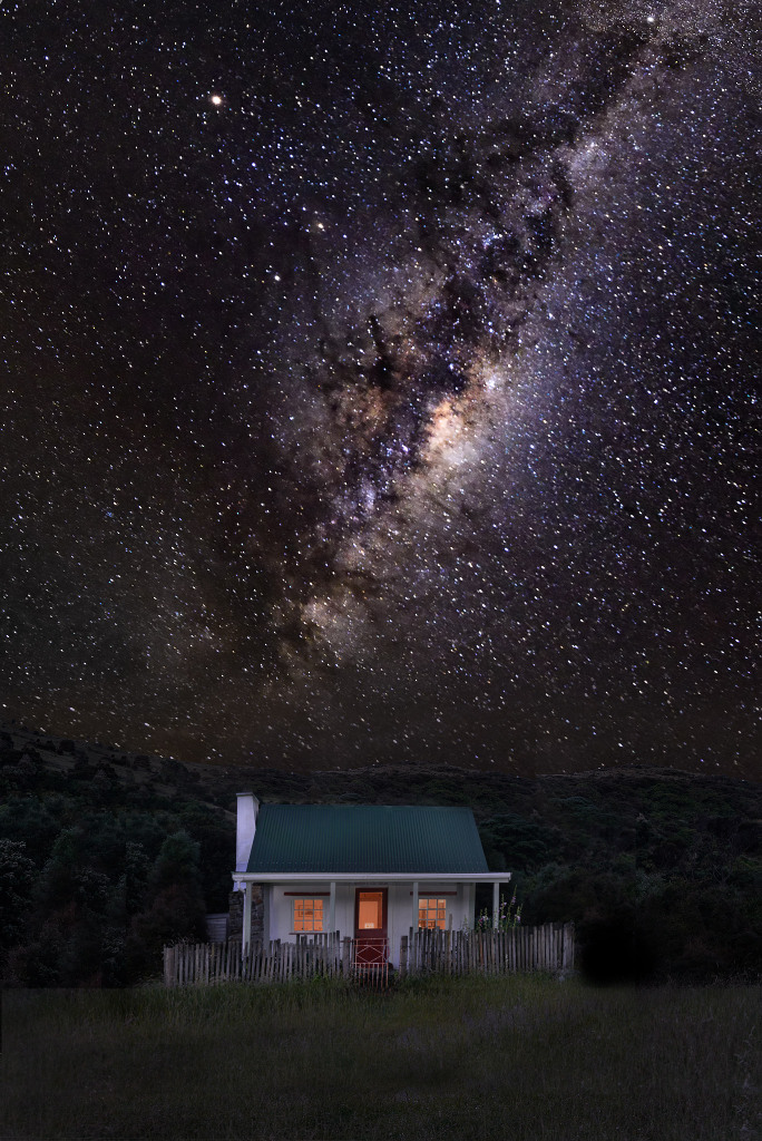 Milky-way over an accommodation