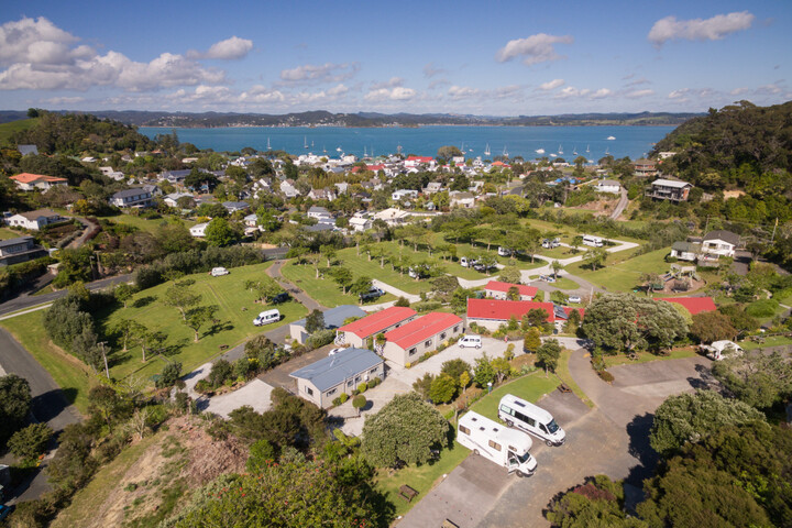 Aerial view of the park