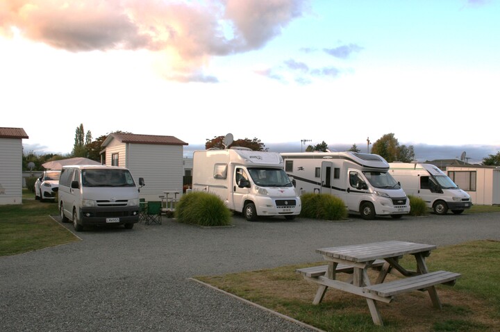 Small van camping